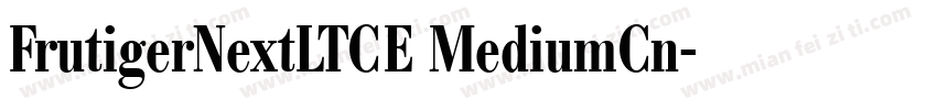 FrutigerNextLTCE MediumCn字体转换